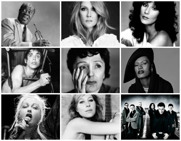 Diez versiones de Édith Piaf