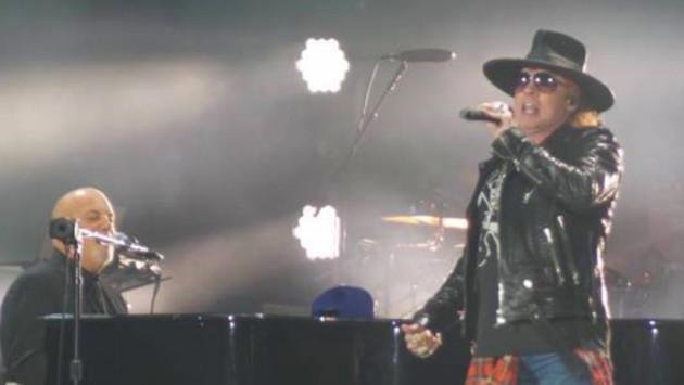 Billy Joel invitó a Axl Rose a cantar ‘Highway To Hell’, de AC/DC