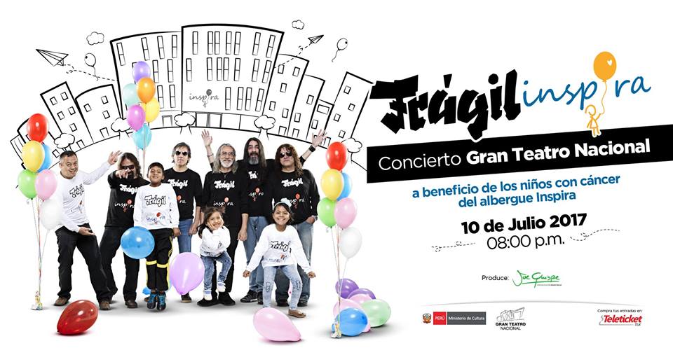 Banda Frágil presenta gran concierto en beneficio de los niños con cáncer.