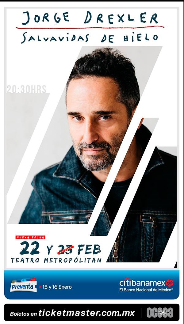 Jorge Drexler anuncia una segunda fecha en la CDMX