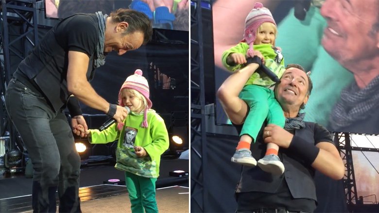 El día que Bruce Springteen cantó con una niña de 4 años.