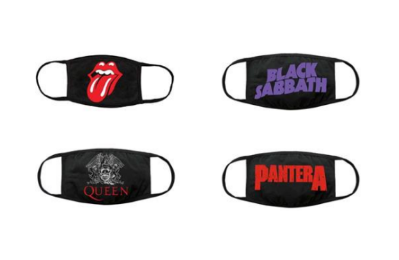 Mascaras con diseño de bandas de Rock y Metal